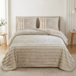 COMFORTER SHERPA FLOR
